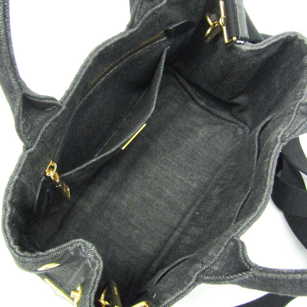 PRADA Black Canvas Shoulder Bag - Picture 4 of 16